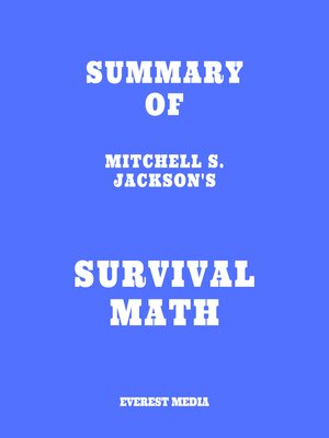 cover image of Summary of Mitchell S. Jackson's Survival Math
